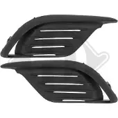 Diederichs 4467449 Ventilatiegrille, bumper