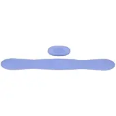 Doc Johnson - Dubbele Vibrator met Afstandsbediening - Blauw