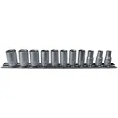 Condor werkzeug 11-delige 1/4" dopsleutelset (inchmaten)