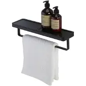 Geesa Planchet met Handdoekrek Frame 42 cm Zwart