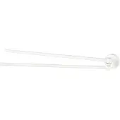 Haceka Handdoekhouder Kosmos Dubbel en Draaibaar 46 cm Mat Wit