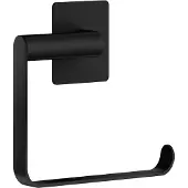 Smedbo Toiletrolhouder Cube zelfklevend Hangende Rol Mat Zwart