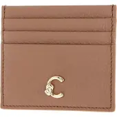 Coccinelle Leren Kaarthouder C-Me Credit Card Holder Skin Lichtbruin