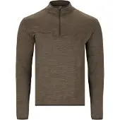 Endurance Ledger Waffle Melange Midlayer Heren, bruin XL 2022 Hardloopshirts