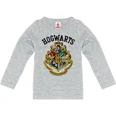 Logoshirt Shirt 'Hogwarts' grijs