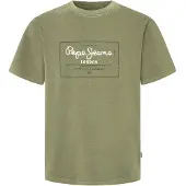 Pepe Jeans Shirt 'SIMON' groen / wit