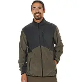 Whistler Funktionele fleece-jas 'Greyson' chocoladebruin / grijs / zwart