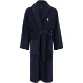 Ralph Lauren Heren Katoenen badstof kamerjas (XXL), Homewear, Marineblauw 714853990001