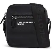 Karl lagerfeld JEANS Schoudertas zwart / wit