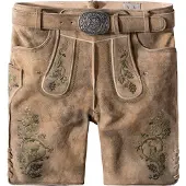 Stockerpoint Klederdracht broek 'Girgl' camel / grijs