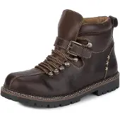 Stockerpoint Klederdracht schoenen 'Tiago' donkerbruin