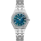 GUESS Analoog horloge 'Desire' turquoise / petrol / zilver