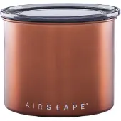 Planetary Design - Airscape - Koffiebonen - Voorraadpotten - Koffie - Lucht dicht - Staal - Geborsteld Koper Gloss - 250 gram