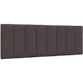 vidaXL Hoofdbordkussen "Hanko" 140 cm stof donkerbruin