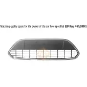 ISAM 1035708 Ventilatiegrille, bumper
