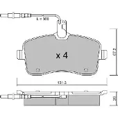 AISIN BPPE-1009 Remblokken