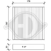 Diederichs DCI0089 Interieurfilter