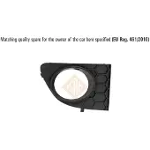 ISAM 0144718 Ventilatiegrille, bumper