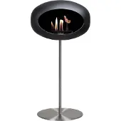 Le Feu Steel Haard Bio Ethanol - Zwart/Polished Steel