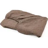 Libeco Hoeslaken Nottinghill Brown Linnen-200 x 200 cm