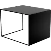 Livin24 Bijzettafel Gianni metaal zwart 40 cm hoog