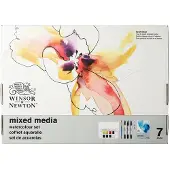 Winsor & Newton 0290181 Mixed Media Set-Aquarel 7-Delig