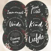 MajesticAlly Voordeel kerstkaarten - rond - serie 5 -