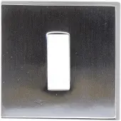 HDD pro Sleutelplaatje Square 48 Mm Inox Look