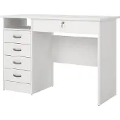 Giga Kantoorbureau Function Plus Wit 5-lades - Living