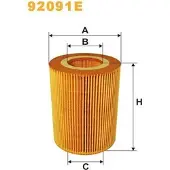 WIX FILTERS 92091E Oliefilter