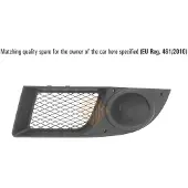 ISAM 0131716 Ventilatiegrille, bumper