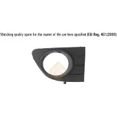 ISAM 0138718 Ventilatiegrille, bumper
