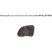 ISAM 0103716 Ventilatiegrille, bumper