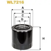 WIX FILTERS WL7216 Oliefilter