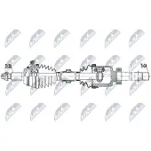 NTY NPW-TY-153 Aandrijfas