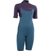 iON Element 2/2 Mm Dames Shorty Met Korte Mouwen En Rits Op De Rug