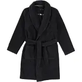 Tommy Hilfiger badjas donkerblauw Jongens/Meisjes Katoen Sjaalkraag Backprint - maat 116/122