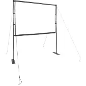 vidaXL Projectiescherm met standaards 90 inch 4:3