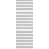 vidaXL Zebra rolgordijn 80x200 cm stofbreedte 75,9 cm lichtgrijs