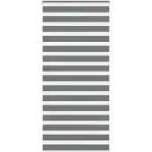 vidaXL Zebra rolgordijn 115x230 cm stofbreedte 110,9 cm donkergrijs