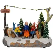 Lumineo LED scenery l12b21h14.5 cm warm wit kerst