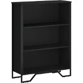 vidaXL Boekenkast 80x31x106 cm bewerkt hout zwart