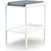 WEBABY Verschoontafel met 1 plank in hout Wit