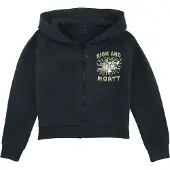 Rick And Morty Jas met capuchon - Kids - Splash - 140 tot 176 - voor Kinderen - zwart | Maat 176