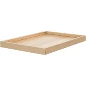 AT4 - Legplank voor luiertafel LIMA in hout Beuken Gelakt