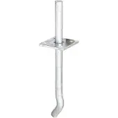Alberts 215446 I-paalhouder met stift | om in beton te gieten | thermisch verzinkt | stiftlengte 100 mm | betonanker 200 mm | stift-Ø 16 mm