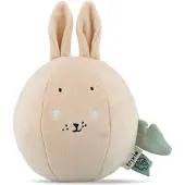 Trixie Geluidsbal Mrs. Rabbit - Speelgoed voor baby - Eerste speelgoed - Kraamcadeau - Roze