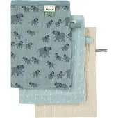 Trixie Tetra washandjes 3-pack mix - Enchanting Elephant