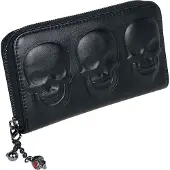Banned - Gothic Portemonnee - Menth - voor Vrouwen - zwart - Maat Standard