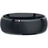 EtNox Ring - Black Tungsten - zwart - Maat 62